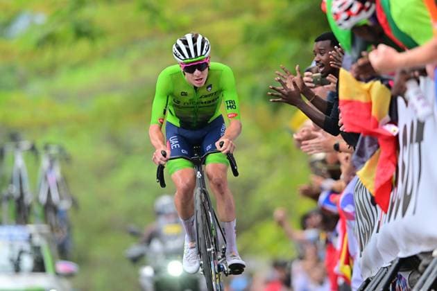 POGAÄaAR Tadej Tadej Pogacar , Slovenia, Slovenia Men Elite Road Race Rwanda 2025 POGAÄaAR Tadej Tadej Pogacar , Slovenia, Slovenia Road Race Men UCI Road World Championships 2025 in Kigali Rwanda 92nd World Championships ME Road Race WC One day race Kigali 267 5km 2025 UCI Road World Championships Kigali Rwanda 28 09 2025