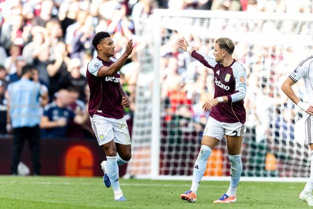 Aston Villa v Fulham Premier League 28 09 2025. GOAL scores 1-1 Aston Villa forward Ollie Watkins (11) scores and celebrates during the Premier League match between Aston Villa and Fulham at Villa Park, Birmingham, England on 28 September 2025. Birmingham Villa Park West Midlands England Editorial use only DataCo restrictions apply See www.football-dataco.com , Copyright: xManjitxNarotrax PSI-22936-0016