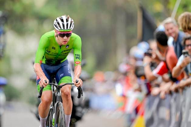 UCI 2025 Road World Championship, WM, Weltmeisterschaft Kigali 28 09 2025 KIGALI, RWANDA - SEPTEMBER 28 : Pogacar Tadej (SLO) during the Men Elite cycling road race of the UCI Road World Championships 2025 92nd edition an UCI World Championships cycling race of 267.5 km with start in Kigali and finish in Kigali on September 28, 2025 in Kigali, Rwanda, 28 09 2025 Kigali Rwanda  Copyright: xJanxDexMeuleneirx
