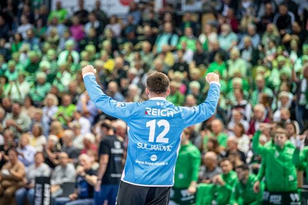 Handball Bundesliga HSG Wetzlar GWD Minden, 28 09 25 Anadin Suljakovic HSG Wetzlar, 12 Handball Bundesliga HSG Wetzlar GWD Minden Wetzlar, 28 09 25 Copyright: xBEAUTIFULxSPORTS Roeczeyx