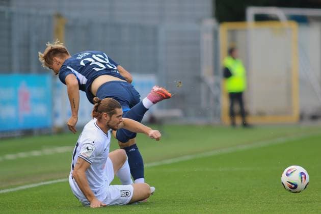 GER, TSG 1899 Hoffenheim II vs SSV Ulm, Football, 3 Liga, Matchday 8, Season 2025 2026, 02 08 2025 DFL DFB REGULATIONS PROHIBIT ANY USE OF PHOTOGRAPHS as IMAGE SEQUENCES and or QUASI VIDEO GER,TSG 1899 Hoffenheim II vs SSV Ulm, Football, 3 Liga, Matchday 8, Season 2025 2026, 02 08 2025 Hoffenheim Copyright: xEibner-Pressefoto JoergxHirschx EP_JHH