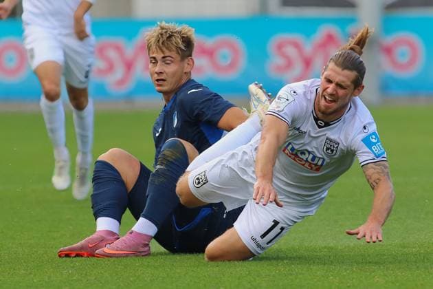 GER, TSG 1899 Hoffenheim II vs SSV Ulm, Football, 3 Liga, Matchday 8, Season 2025 2026, 02 08 2025 DFL DFB REGULATIONS PROHIBIT ANY USE OF PHOTOGRAPHS as IMAGE SEQUENCES and or QUASI VIDEO GER,TSG 1899 Hoffenheim II vs SSV Ulm, Football, 3 Liga, Matchday 8, Season 2025 2026, 02 08 2025 Hoffenheim Copyright: xEibner-Pressefoto JoergxHirschx EP_JHH