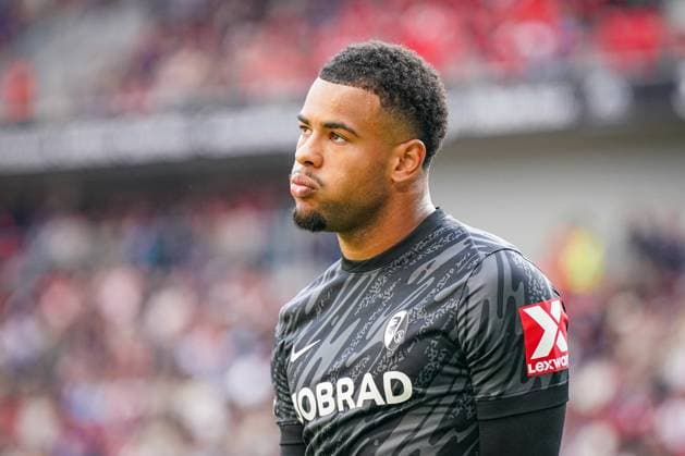 Germany Soccer Bundesliga 2025 26, 5 Matchday SC Freiburg vs TSG Hoffenheim Europa Park Stadion Freiburg Noah Atubolu SC Freiburg, 01 Copyright: xJOERANxSTEINSIEKx