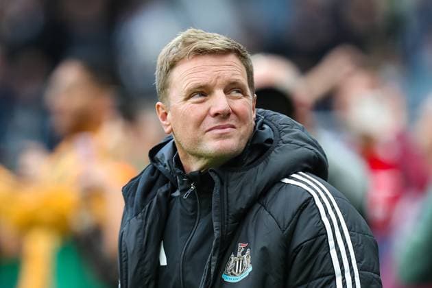 Newcastle United FC v Arsenal FC, Premier League Newcastle United Manager Eddie Howe during the Newcastle United FC v Arsenal FC English Premier League match at St.James Park, Newcastle, England, United Kingdom on 28 September 2025 Credit: Lee Keuneke Every Second Media Editorial use only. All images are copyright Every Second Media Limited. No images may be reproduced without prior permission. All rights reserved. Premier League and Football League images are subject to licensing agreements with Football DataCo Limited. see https: www.football-dataco.com Copyright: xIMAGO EveryxSecondxMediax ESM-1601-0039 LeexKeunekex xEveryxSecondxMediax