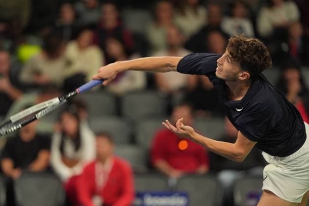 TENNIS : CO Met Orleans Open 2025 - Finale - ATP, Tennis Herren Challenger Tour 125 - 28 09 2025 Clement Chidekh (FRA) during the CO Met OrlÃ ans Open 2025 final, ATP Challenger Tour 125 tennis tournament on 28 September 2025 at CO Met Arena in OrlÃ ans, France - Photo Alexandre Martins Psnewz  Copyright: xALEXANDRExMARTINSx