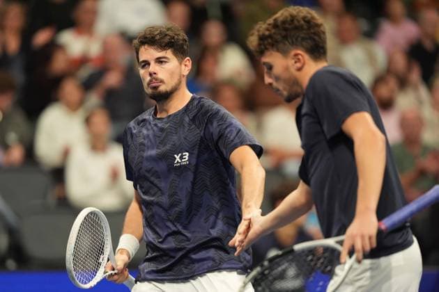 TENNIS : CO Met Orleans Open 2025 - Finale - ATP, Tennis Herren Challenger Tour 125 - 28 09 2025 Luca Sanchez (FRA) and Luca Sanchez (FRA) during the CO Met OrlÃ ans Open 2025 final, ATP Challenger Tour 125 tennis tournament on 28 September 2025 at CO Met Arena in OrlÃ ans, France - Photo Alexandre Martins Psnewz  Copyright: xALEXANDRExMARTINSx