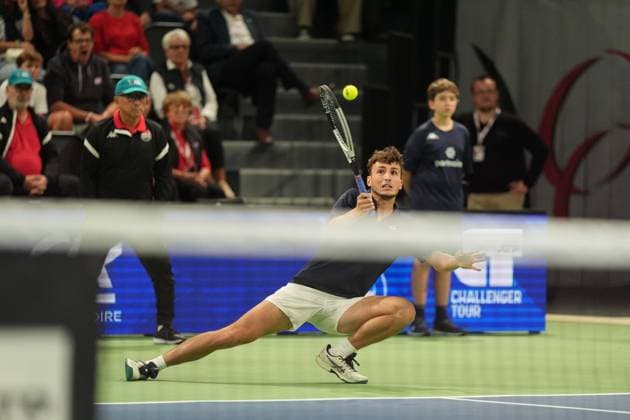 TENNIS : CO Met Orleans Open 2025 - Finale - ATP, Tennis Herren Challenger Tour 125 - 28 09 2025 Clement Chidekh (FRA) during the CO Met OrlÃ ans Open 2025 final, ATP Challenger Tour 125 tennis tournament on 28 September 2025 at CO Met Arena in OrlÃ ans, France - Photo Alexandre Martins Psnewz  Copyright: xALEXANDRExMARTINSx