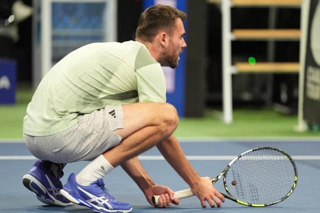 TENNIS : CO Met Orleans Open 2025 - Finale - ATP, Tennis Herren Challenger Tour 125 - 28 09 2025 Theo Arribage (FRA) during the CO Met OrlÃ ans Open 2025 final, ATP Challenger Tour 125 tennis tournament on 28 September 2025 at CO Met Arena in OrlÃ ans, France - Photo Alexandre Martins Psnewz  Copyright: xALEXANDRExMARTINSx