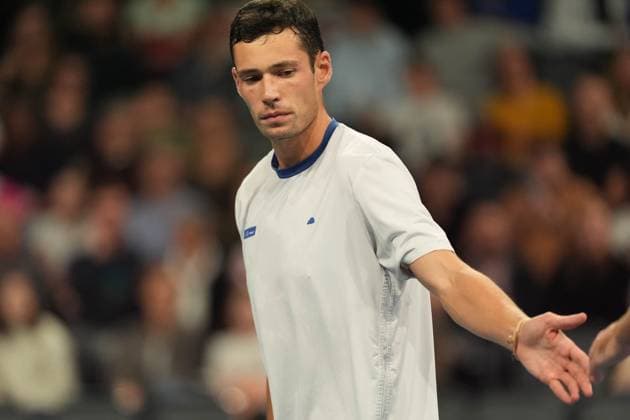 TENNIS : CO Met Orleans Open 2025 - Finale - ATP, Tennis Herren Challenger Tour 125 - 28 09 2025 josh Paris (GBR) during the CO Met OrlÃ ans Open 2025 final, ATP Challenger Tour 125 tennis tournament on 28 September 2025 at CO Met Arena in OrlÃ ans, France - Photo Alexandre Martins Psnewz  Copyright: xALEXANDRExMARTINSx