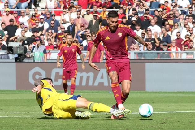 28.09.2025 Roma vs Verona (Serie A) Calcio; 5Â° Giornata& xD;Nella foto: Lorenzo Pellegrini& xD;(Foto Gino Mancini)  Copyright: xGinoxMancini IPAxSportx xipa-agency.netx xx IPA_65878695 IPA_Agency_IPA65878695