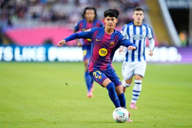 FC Barcelona, Barca v Real Sociedad - LaLiga EA Sports Pedro Fernandez Dro of Barcelona and Spain during the LaLiga EA Sports match between FC Barcelona and Real Sociedad at Estadi Olimpic Lluis Companys on September 28, 2025 in Barcelona, Spain. Barcelona Spain  Copyright: xJosexBretonx originalFilename:bretonhernandez-fcbarcel250928_npJFe.jpg