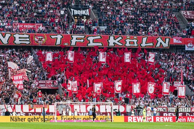 COLOGNE, GERMANY - 28 SEPTEMBER, 2025: - The football match of Bundesliga 1.FC Koeln vs VfB Stuttgart at Rhein Energie Stadion.  Copyright: xVITALIIxKLIUIEVx