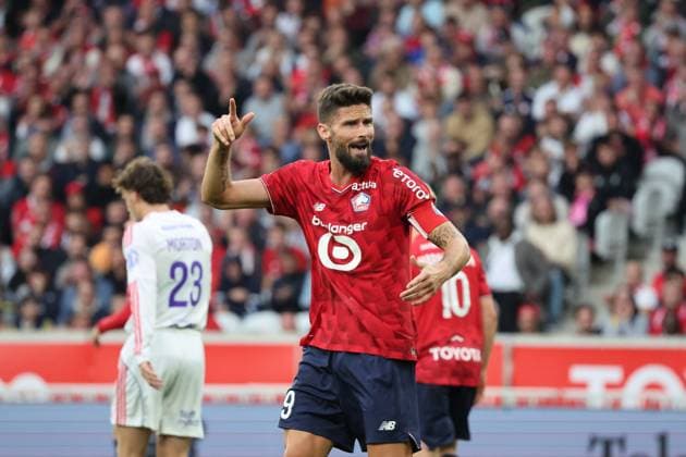 FOOTBALL : LOSC Lille vs Olympique Lyonnais - Ligue 1 J6 - 28 09 2025 Olivier GIROUD (LOSC Lille) lors du match LOSC Lille vs Olympique Lyonnais, Ligue 1 J6, Decathlon Arena stade Pierre Mauroy, le 28 septembre 2025 - photo Laurent Sanson PsnewZ  Copyright: xLaurentxSANSONx xPsnewZx