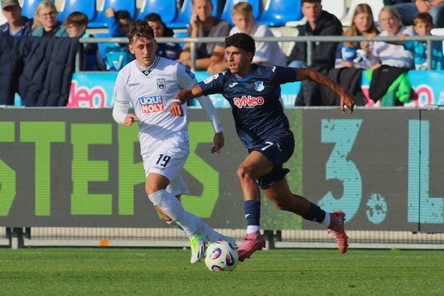 GER, TSG 1899 Hoffenheim II vs SSV Ulm, Football, 3 Liga, Matchday 8, Season 2025 2026, 02 08 2025 DFL DFB REGULATIONS PROHIBIT ANY USE OF PHOTOGRAPHS as IMAGE SEQUENCES and or QUASI VIDEO GER,TSG 1899 Hoffenheim II vs SSV Ulm, Football, 3 Liga, Matchday 8, Season 2025 2026, 02 08 2025 Hoffenheim Copyright: xEibner-Pressefoto JoergxHirschx EP_JHH