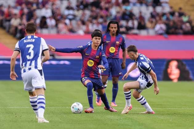 Football, Spain, FC Barcelona - Real Sociedad