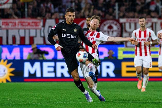 COLOGNE, GERMANY - 28 SEPTEMBER, 2025: - The football match of Bundesliga 1.FC Koeln vs VfB Stuttgart at Rhein Energie Stadion.  Copyright: xVITALIIxKLIUIEVx