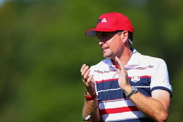 Keegan Bradley, Captain of Team USA 2025 Ryder Cup, Day Three, Singles, Golf, Bethpage Black Golf Course, New York, USA - 28 Sep 2025New York Bethpage Black Golf Course New York (NY) United States of America EDITORIAL USE ONLY No use with unauthorised audio, video, data, fixture lists, club league logos or live services. Online in-match use limited to 120 images, no video emulation. No use in betting, games or single club league player publications. Copyright: xJamesxMarsh Shutterstockx 15500197cd