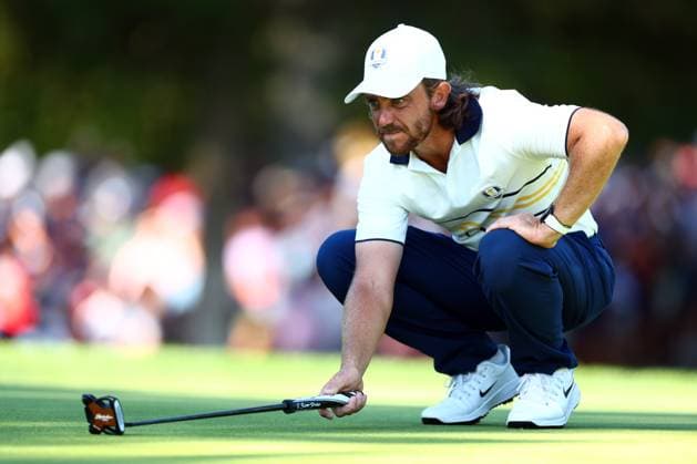 Tommy Fleetwood of Team Europe 2025 Ryder Cup, Day Three, Singles, Golf, Bethpage Black Golf Course, New York, USA - 28 Sep 2025New York Bethpage Black Golf Course New York (NY) United States of America EDITORIAL USE ONLY No use with unauthorised audio, video, data, fixture lists, club league logos or live services. Online in-match use limited to 120 images, no video emulation. No use in betting, games or single club league player publications. Copyright: xJamesxMarsh Shutterstockx 15500197cz