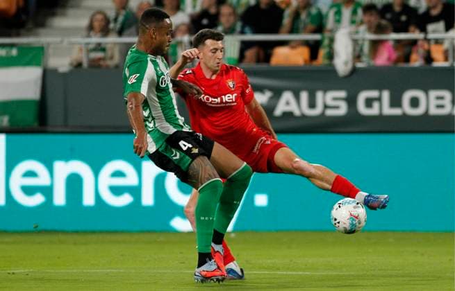 Spanish La Liga EA Sports soccer match Betis vs Osasuna at La Cartuja Stadium in Sevilla, Spain. 28 September 2025 JORNADA 7 LIGA EA SPORTS 900 Cordon Press  900 CordonxPress LOF - Betis vs Osasuna