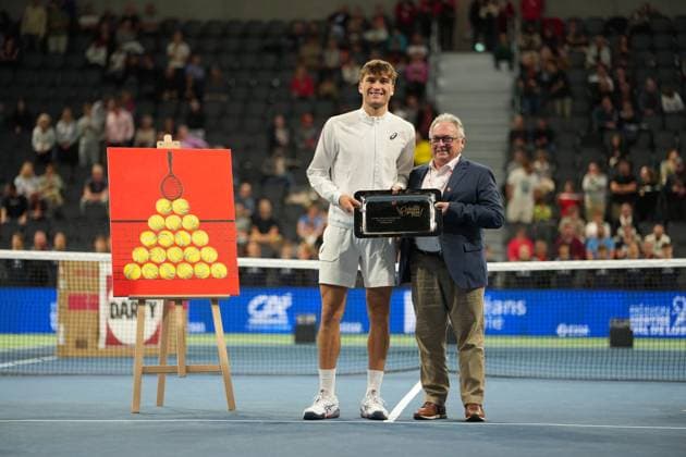 TENNIS : CO Met Orleans Open 2025 - Finale - ATP, Tennis Herren Challenger Tour 125 - 28 09 2025 RaphaÃ«l Collignon (BEL) during the CO Met OrlÃ ans Open 2025 final, ATP Challenger Tour 125 tennis tournament on 28 September 2025 at CO Met Arena in OrlÃ ans, France - Photo Alexandre Martins Psnewz  Copyright: xALEXANDRExMARTINSx