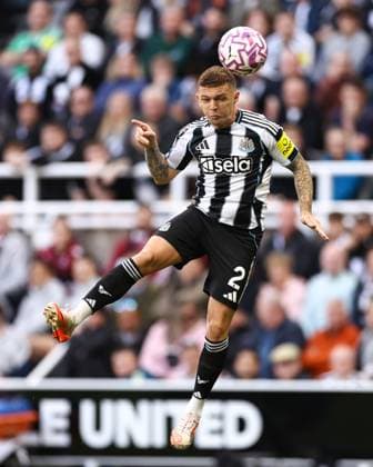 Newcastle United gegen Arsenal 28. September 2025, Newcastle Premier League Fußball Newcastle United gegen Arsenal Kieran Trippier von Newcastle United Foto Jacques Feeney Abseits Newcastle UK  Copyright: xJacquesxFeeneyx xOffsidexOffside