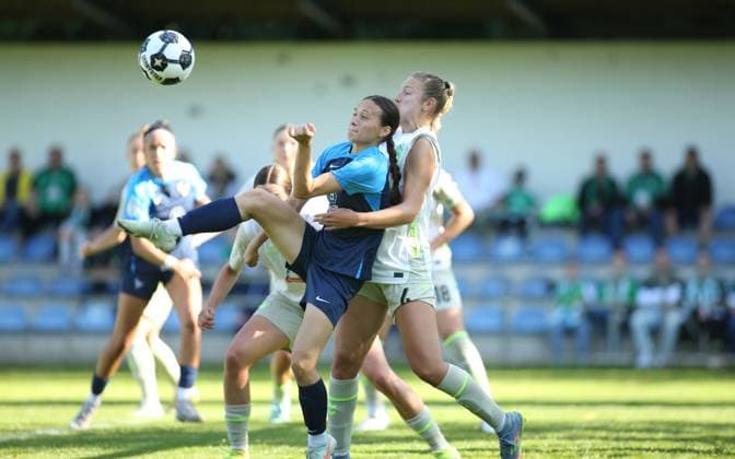 28 09 2025, Football, Season 2025 2026, Womens DFB Cup, First main round, SC Victoria Hamburg SV Werder Bremen Elma Lena Tanudjaja Victoria, l , Kaylie Ronan Wandsbek Hamburg