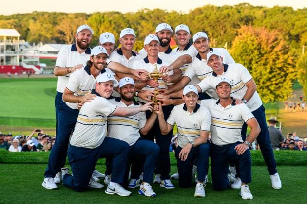 Golf, Team Europe wins the Ryder Cup