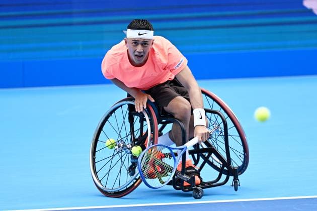 Tokito Oda (JPN), SEPTEMBER 29, 2025 - Wheelchair Tennis : Kinoshita Group Japan Open Wheelchair Tennis Championships 2025 Men s Wheelchair Tennis Singles Final at Ariake Coliseum, Tokyo, Japan. Noxthirdxpartyxsales  aflo_305190557