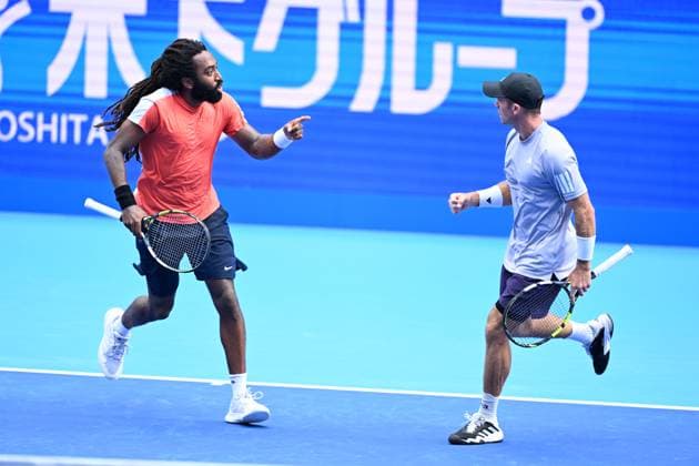 Christian HARRISON & Evan KING (USA), SEPTEMBER 29, 2025 - Wheelchair Tennis : Kinoshita Group Japan Open Wheelchair Tennis Championships 2025 Men s Doubles Semi-final at Ariake Coliseum, Tokyo, Japan. Noxthirdxpartyxsales  aflo_305200672