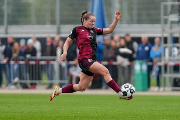 DFB Pokal Frauen FC Ingolstadt 04 1 FC Nürnberg 28 09 2025 Jacqueline Baumgärtel 1 FC Nürnberg, 20 DFB Pokal Frauen FC Ingolstadt 04 vs 1 FC Nürnberg on 28 09 2025 at Audi Sportpark in Ingolstadt DFB REGULATION PROHIBIT ANY USE OF PHOTOGRAPHS AS IMAGE SEQUENCES AND OR QUASI VIDEO Copyright: xBEAUTIFULxSPORTS Eimertenbrinkx