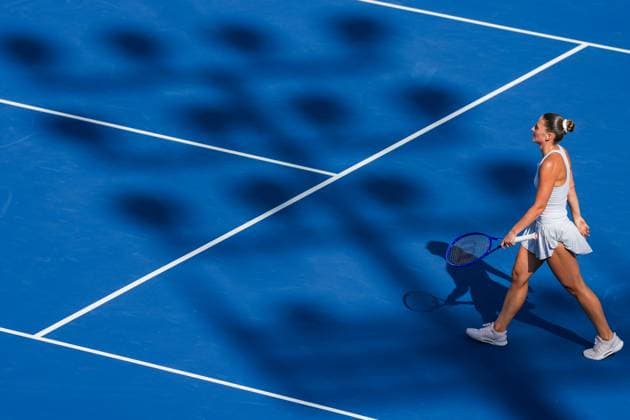 BEIJING, CHINA - SEPTEMBER 29: Marta Kostyuk of Ukraine reacts in the Women s Singles Round of 32 match against Aliaksandra Sasnovich on day 8 of the 2025 China Open at the National Tennis Center on September 29, 2025 in Beijing, China.  Copyright: xVCGx 111593938893