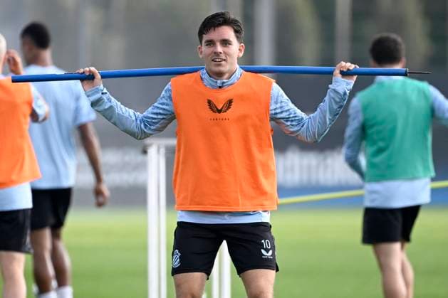 Atalanta v Club Brugge - UEFA Champions League Media Activities 29 09 2025 WESTKAPELLE, BELGIUM - SEPTEMBER 29 : Vetlesen Hugo midfielder of Club Brugge pictured during a training session ahead of the UEFA Champions League 2025 26 League Phase MD2 match between Atalanta and Club Brugge on September 29, 2025 in Westkapelle, Belgium, 29 09 2025 Westkapelle Belgium  Copyright: xPeterxDexVoechtx