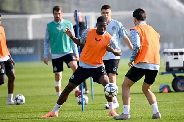 Atalanta v Club Brugge - UEFA Champions League Media Activities 29 09 2025 WESTKAPELLE, BELGIUM - SEPTEMBER 29 : Ordonez Joel defender of Club Brugge pictured during a training session ahead of the UEFA Champions League 2025 26 League Phase MD2 match between Atalanta and Club Brugge on September 29, 2025 in Westkapelle, Belgium, 29 09 2025 Westkapelle Belgium  Copyright: xPeterxDexVoechtx