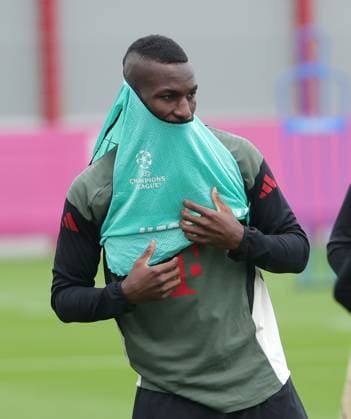 20 09 2025, Final training, FC Bayern Muenchen Saebenerstrasse, Soccer Sport, in the picture Nicolas Jackson FC Bayern Muenchen