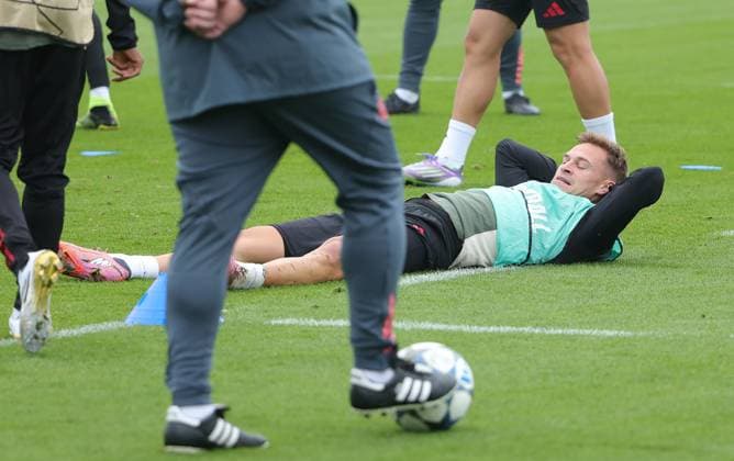 20 09 2025, Final training, FC Bayern Muenchen Saebenerstrasse, Soccer Sport, in the picture Joshua Kimmich FC Bayern Muenchen