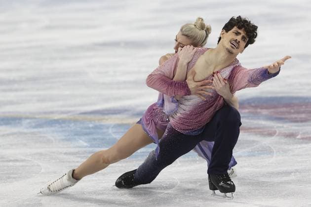 Beijing 2022 Olympic Games, Olympische Spiele, Olympia, OS BEIJING, CHINA - FEBRUARY 14: Piper Gilles and Paul Poirier of Canada perform during the Ice Dance - Free Dance of the Figure skating, Eiskunstlauf Team Event at the Beijing 2022? Olympic Games in Beijing, China on February 14, 2022. Beijing China. Editorial use only. Please get in touch for any other usage.  Copyright: x2025xAnadoluxNikolayxMuratkinx