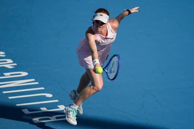 BEIJING, CHINA - SEPTEMBER 29: Maya Joint of Australia competes in the Women s Singles Round of 32 match against Sonay Kartal of Great Britain on day 8 of the 2025 China Open at the National Tennis Center on September 29, 2025 in Beijing, China.  Copyright: xVCGx 111593952082