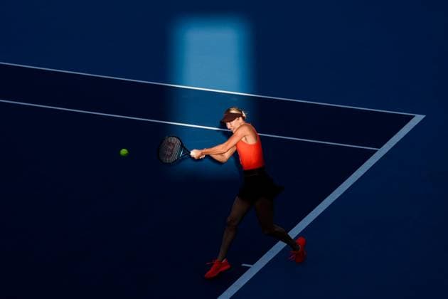BEIJING, CHINA - SEPTEMBER 29: Anastasia Potapova competes in the Women s Singles Round of 32 match against Zeynep Sonmez of Turkey on day 8 of the 2025 China Open at the National Tennis Center on September 29, 2025 in Beijing, China.  Copyright: xVCGx 111593963832