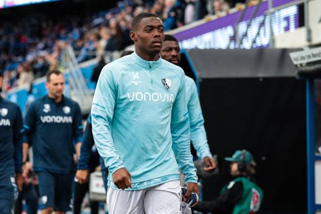 Mathis Clairicia VfL Bochum,14 2 Soccer Bundesliga Season 2025 2026 SC Paderborn vs VfL Bochum at the Home Deluxe Arena in Paderborn Soccer,Man,Men,Germany,12 09 2025