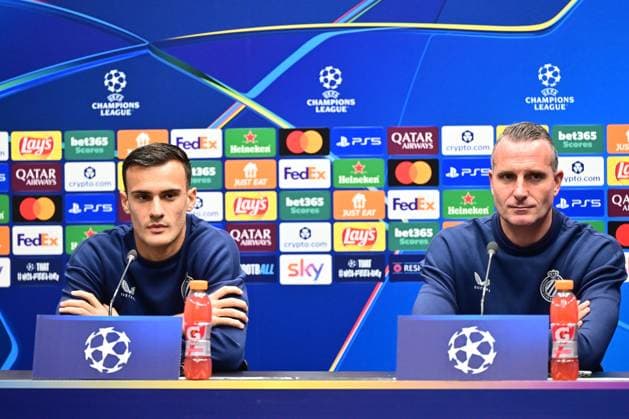 Football, CL, Club Brugge, Press conference