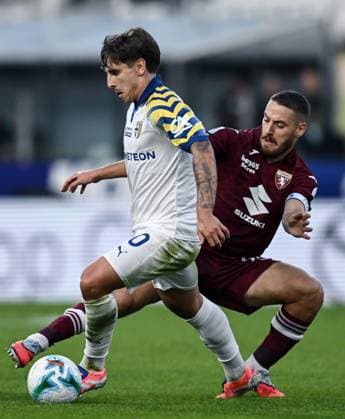 Db Parma 29 09 2025 - campionato di calcio serie A Parma-Torino foto Daniele Buffa Image nella foto: Adrian Bernabe™-Nikola Vlasic 