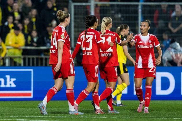 Womens DFB Cup, Borussia Dortmund FC Bayern Munich 29 09 2025 Pernille Harder FC Bayern Munich, 21 Womens DFB Cup, Borussia Dortmund FC Bayern Munich Dortmund, Stadion Rote Erde on 29 09 2025 DFB REGULATIONS PROHIBIT ANY USE OF PHOTOGRAPHS AS IMAGE SEQUENCES AND OR QUASI VIDEO Copyright: xBEAUTIFULxSPORTS Wunderlx