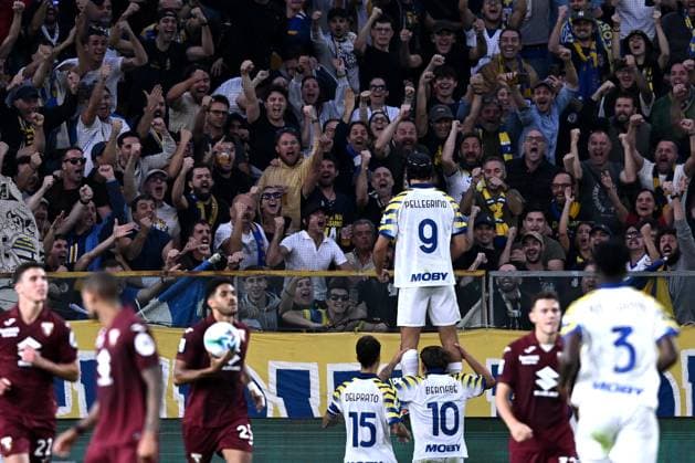 Db Parma 29 09 2025 - campionato di calcio serie A Parma-Torino foto Daniele Buffa Image nella foto: esultanza gol Mateo Pellegrino 