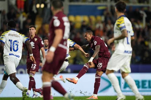 Torino s Cyril Ngonge goal 1-1 during the Serie A soccer match between Parma and Torino at Ennio Tardini Stadium in Parma, North Italy, Monday, September 29, 2025. Soccer  Copyright: xMassimoxPaolone LaPressex