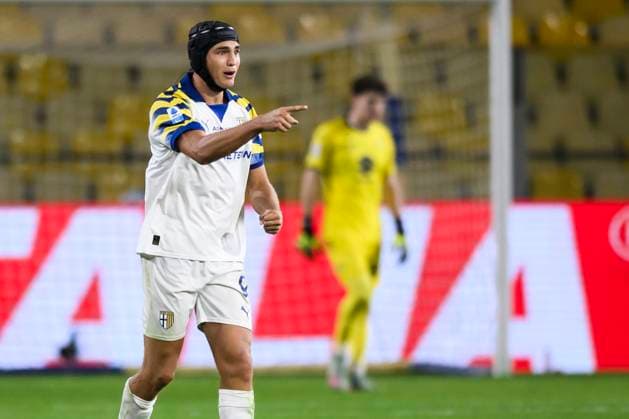 Parma Calcio v Torino FC - Serie A Mateo Pellegrino of Parma Calcio celebrates after scoring a goal during the Serie A football match between Parma Calcio and Torino FC. Parma Italy Copyright: xNicolòxCampox
