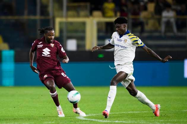Parma Calcio v Torino FC - Serie A Adrien Tameze of Torino FC in action during the Serie A football match between Parma Calcio and Torino FC. Parma Italy Copyright: xNicolòxCampox