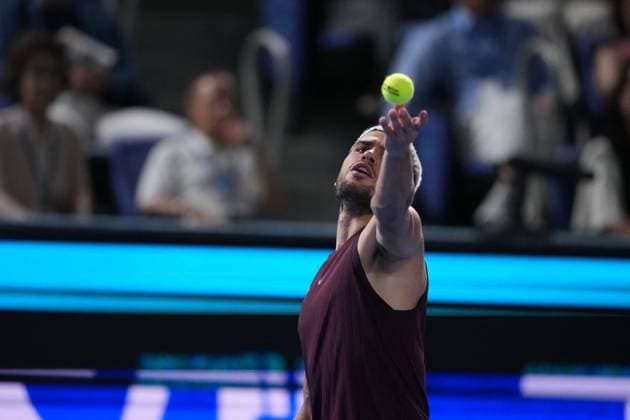 Sport Bilder des Tages TENNIS - Internazionali di Tennis - Kinoshita Group Japan Open Tennis Championships 2025 Carlos Alcaraz of spain defeated Casper Ruud of Norway in Men s singles semi finals in Japan open tennis tournament ATP500 2025 at Ariake Tennis stadium in Tokyo, Japan on September 29, 2025 tokyo Japan  Copyright: xIPAxSport ABACAx