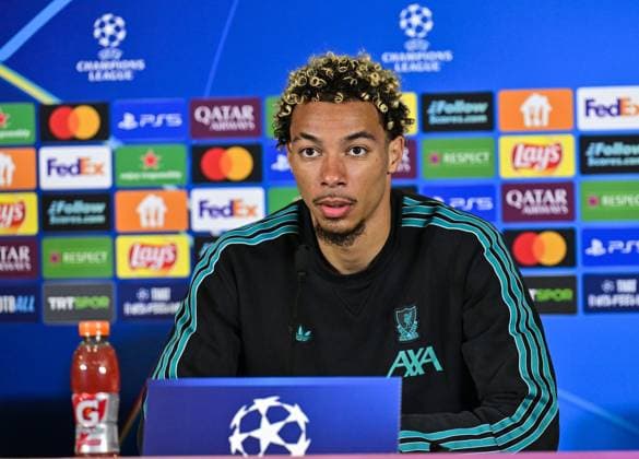 Ahead of Galatasaray v Liverpool - UEFA Champions League??????? ISTANBUL, TURKIYE - SEPTEMBER 29: Liverpool’s Hugo Ekitike speaks during a press conference, PK, Pressekonferenz at RAMS Park ahead of the UEFA Champions League group stage week 2 match against Galatasaray in Istanbul, Turkiye, on September 29, 2025. Muhammed Enes Yildirim Anadolu Istanbul Turkey. Editorial use only. Please get in touch for any other usage.  Copyright: x2025xAnadoluxMuhammedxEnesxYildirimx