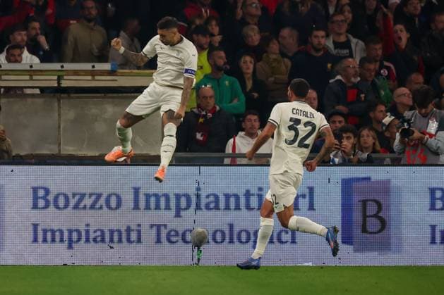 Serie A, Day 5, 29-09-2025, Stadio Ferraris, Genova, Genoa - Lazio, in the photo: exultation Zaccagni  Copyright: xGabrielexSiri IPAxSportx xipa-agency.netx xx IPA_65931060 IPA_Agency_IPA65931060