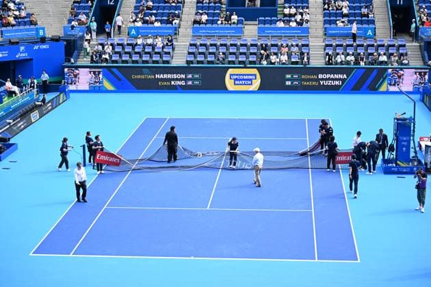 Generai view, SEPTEMBER 29, 2025 - Wheelchair Tennis : Kinoshita Group Japan Open Wheelchair Tennis Championships 2025 Men s Doubles Semi-final at Ariake Coliseum, Tokyo, Japan. Noxthirdxpartyxsales  aflo_305232784